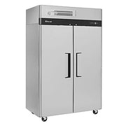 Turbo Air M3R47-2-N 51" Two Section Reach-In Refrigerator w/ (2) Solid Doors – Top Mount, Stainless Exterior, Aluminum Interior, 115v - Donut-Equipment.com