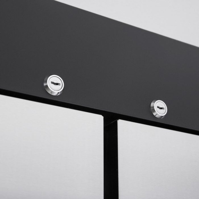 Turbo Air M3R47-2-N 51" Two Section Reach-In Refrigerator w/ (2) Solid Doors – Top Mount, Stainless Exterior, Aluminum Interior, 115v - Bakery Wholesalers