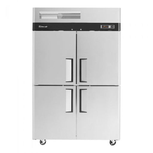 Turbo Air M3R47-4-N 51 3/4" Two Section Reach In Refrigerator, (4) Left/Right Hinge Solid Doors, 115v - Donut-Equipment.com