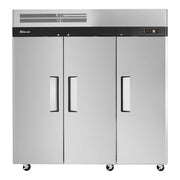 Turbo Air M3R72-3-N M3 Series 78" Solid Door Stainless Steel Reach-In Refrigerator - Bakery Wholesalers
