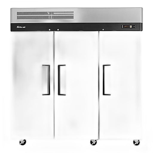 Turbo Air M3R72-3-N M3 Series 78" Solid Door Stainless Steel Reach-In Refrigerator - Bakery Wholesalers