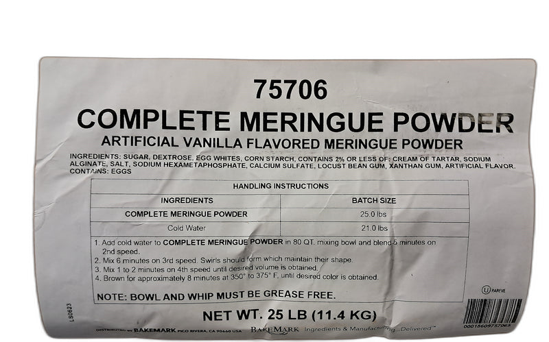 Westco Complete Meringue Powder 25 lbs - Bakery Wholesalers