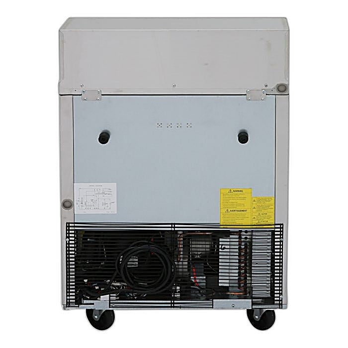 Turbo Air MST-28-N M3 Series 28" 1 Door Stainless Steel Refrigerated Sandwich Prep Table - Donut-Equipment.com