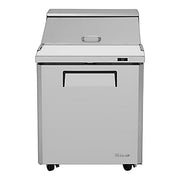 Turbo Air MST-28-N M3 Series 28" 1 Door Stainless Steel Refrigerated Sandwich Prep Table - Donut-Equipment.com