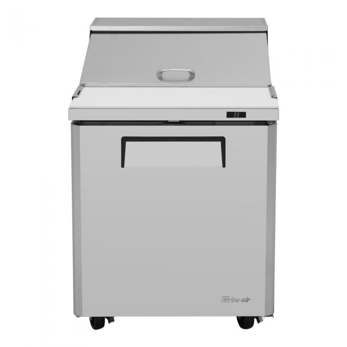 Turbo Air MST-28-N M3 Series 28" 1 Door Stainless Steel Refrigerated Sandwich Prep Table - Donut-Equipment.com