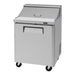 Turbo Air MST-28-N M3 Series 28" 1 Door Stainless Steel Refrigerated Sandwich Prep Table - Donut-Equipment.com