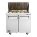 Turbo Air MST-36-15-N6 M3 Series 36" 2 Door Stainless Steel Refrigerated Sandwich Prep Table - Donut-Equipment.com