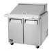 Turbo Air MST-36-15-N6 M3 Series 36" 2 Door Stainless Steel Refrigerated Sandwich Prep Table - Donut-Equipment.com