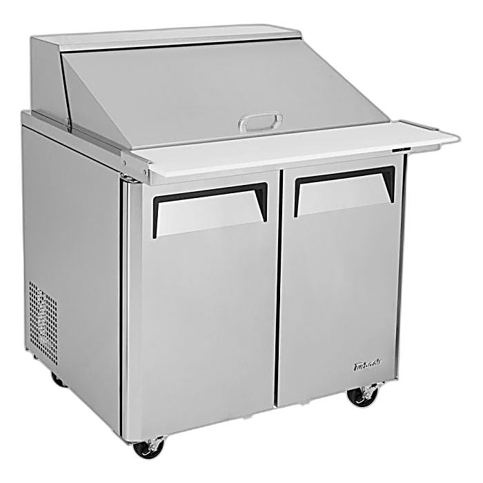 Turbo Air MST-36-15-N6 M3 Series 36" 2 Door Stainless Steel Refrigerated Sandwich Prep Table - Donut-Equipment.com