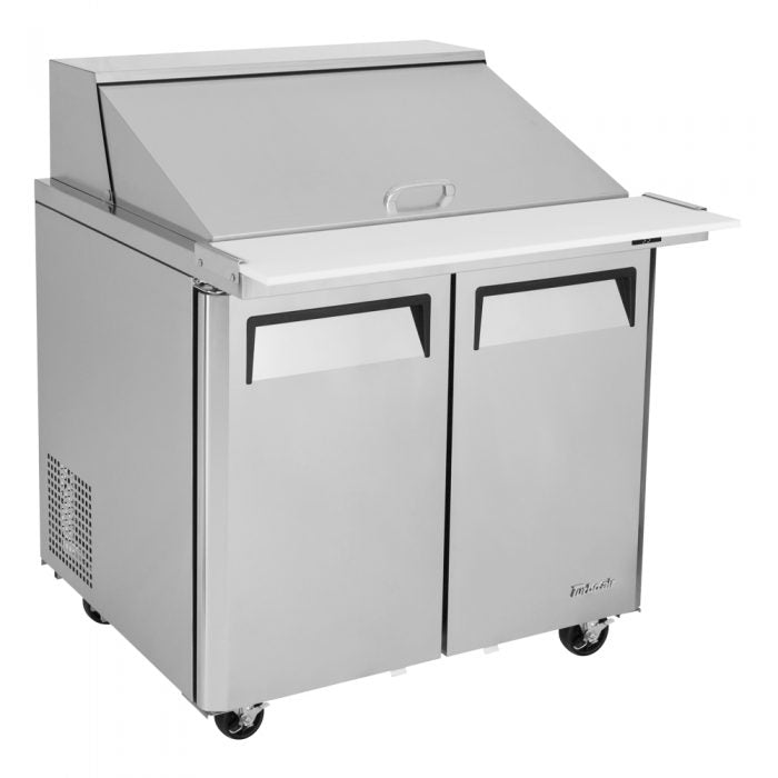 Turbo Air MST-36-15-N6 M3 Series 36" 2 Door Stainless Steel Refrigerated Sandwich Prep Table - Donut-Equipment.com