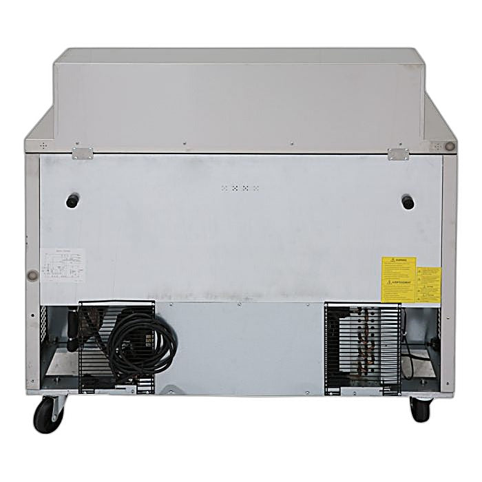 Turbo Air MST-48-18-N M3 Series 48" 2 Door Mega Top Stainless Steel Refrigerated Sandwich Prep Table - Donut-Equipment.com