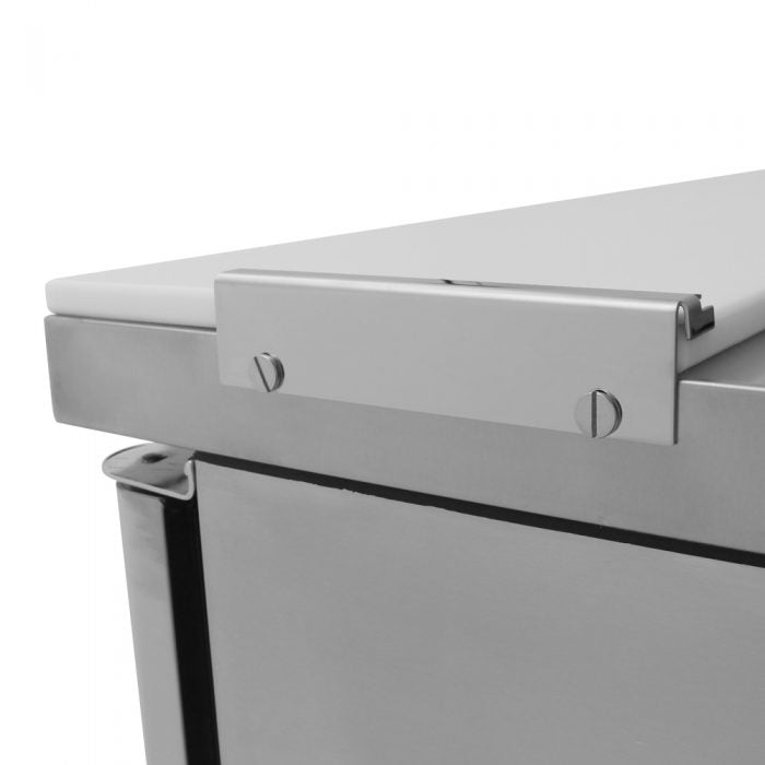 Turbo Air MST-60-N M3 Series 60" 2 Door Stainless Steel Refrigerated Sandwich Prep Table - Donut-Equipment.com