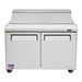 Turbo Air MST-48-N M3 Series 48" 2 Door Stainless Steel Refrigerated Sandwich Prep Table - Donut-Equipment.com