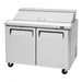 Turbo Air MST-48-N M3 Series 48" 2 Door Stainless Steel Refrigerated Sandwich Prep Table - Donut-Equipment.com