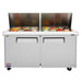 Turbo Air MST-60-24-N M3 Series 60" 2 Door Mega Top Stainless Steel Refrigerated Sandwich Prep Table - Donut-Equipment.com