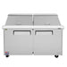 Turbo Air MST-60-24-N M3 Series 60" 2 Door Mega Top Stainless Steel Refrigerated Sandwich Prep Table - Donut-Equipment.com