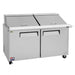 Turbo Air MST-60-24-N M3 Series 60" 2 Door Mega Top Stainless Steel Refrigerated Sandwich Prep Table - Donut-Equipment.com