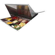 Turbo Air MST-72-30-N M3 Series 72" 3 Door Mega Top Stainless Steel Refrigerated Sandwich Prep Table - Donut-Equipment.com