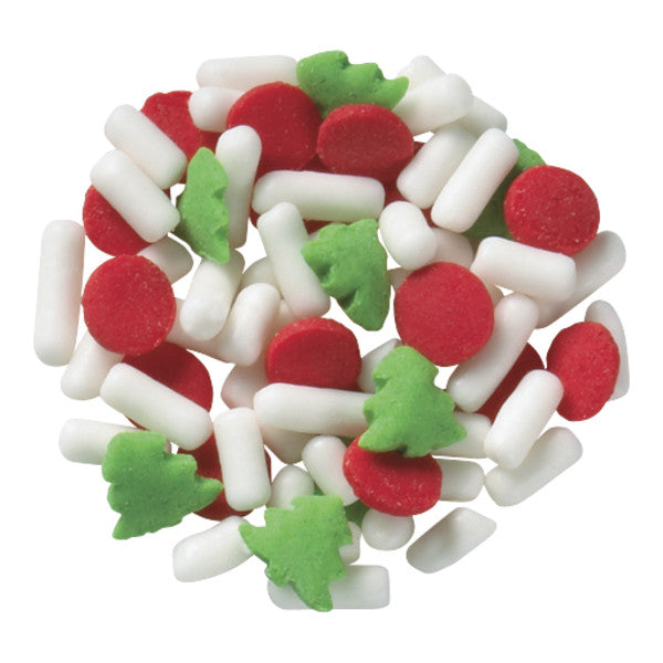 Trees & Dots Sprinkle Mix Quins 3# - Bakery Wholesalers
