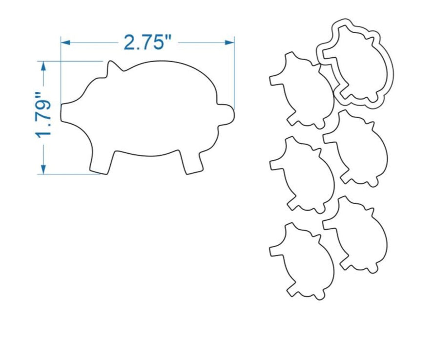 Cortador de cerdos giratorio de dos hileras de 2,75 x 1,79 de alto
