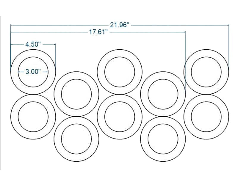 Rotary Round (NOT HEX) Donut Cutter for Machine Use (Custom Size) - Donut-Equipment.com