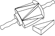 Junior Hexagon/Croissant Triangle Cutter - Donut-Equipment.com