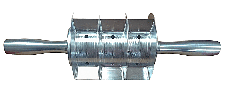 Junior Long John/Bar/Coney Bun Cutter 3 Cups wide - Donut-Equipment.com