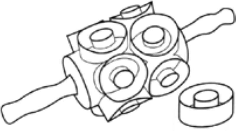 Junior Round Two Row Donut Cutter - Donut-Equipment.com