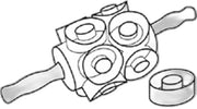 Junior Round Two Row Donut Cutter - Donut-Equipment.com