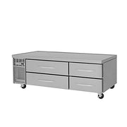 Turbo Air PRCBE-72R-N 72" PRO Series Chef Base w/ (4) Drawers - 115v - Donut-Equipment.com