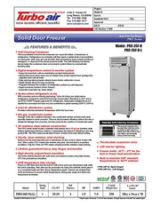 Turbo Air PRO-26F-N 29" Premiere Pro Series Solid Door Reach in Freezer - Donut-Equipment.com