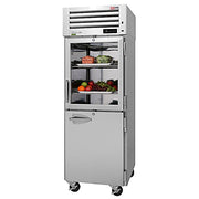 Turbo Air PRO-26R-GSH-N Pro Series 29" Glass / Solid Half Door Reach In Refrigerator - Donut-Equipment.com
