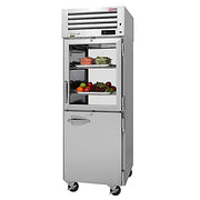 Turbo Air PRO-26R-GSH-PT-N Pro Series 29" Glass / Solid Half Door Pass-Through Refrigerator - Donut-Equipment.com
