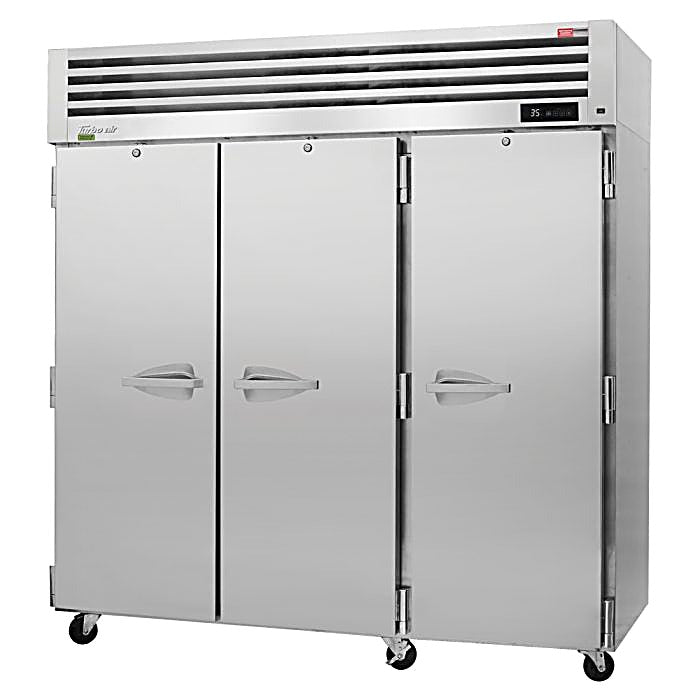 Turbo Air PRO-77R-PT-N, 78" 6 Solid Door Pass Through Reach-In Refrigerator, Pro Series - Donut-Equipment.com