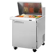 Turbo Air PST-28-12-N 27 1/2" PRO Series Mega Top Sandwich/Salad Prep Table w/ Refrigerated Base - Donut-Equipment.com