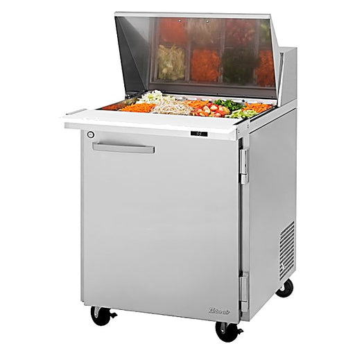 Turbo Air PST-28-12-N 27 1/2" PRO Series Mega Top Sandwich/Salad Prep Table w/ Refrigerated Base - Donut-Equipment.com