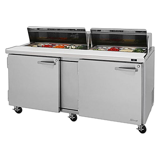 Turbo Air PST-72-N 72 5/8" PRO Series Sandwich/Salad Prep Table w/ Refrigerated Base - Donut-Equipment.com