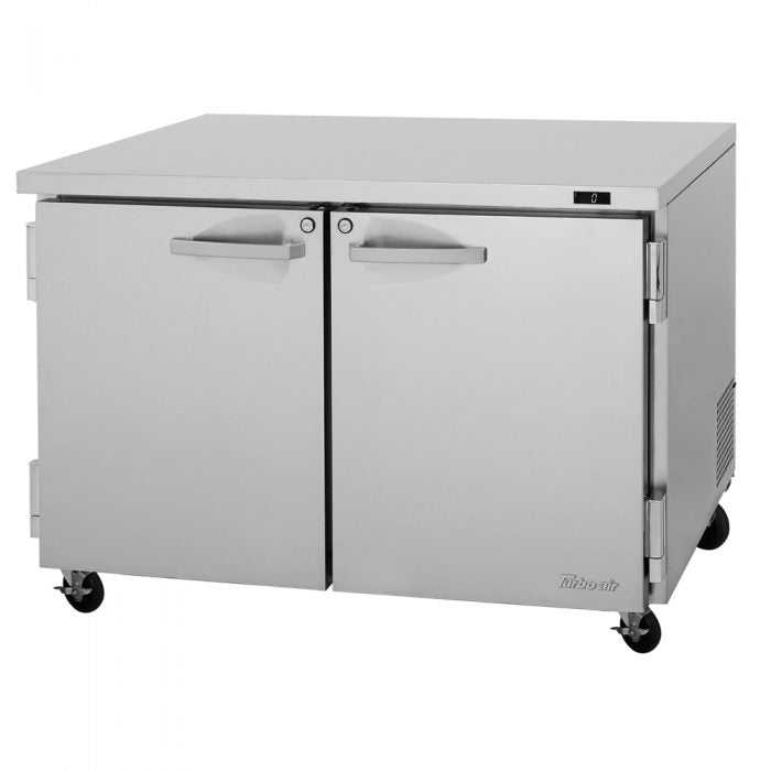 Turbo Air PUF-48-N 48 1/4" W Undercounter Freezer w/ 2 Sections & 2 Doors - Donut-Equipment.com