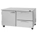 Turbo Air PUF-60-D2R-N 60 1/4" W Undercounter Freezer w/ 2 Sections, 1 Door & 2 Drawers - Donut-Equipment.com