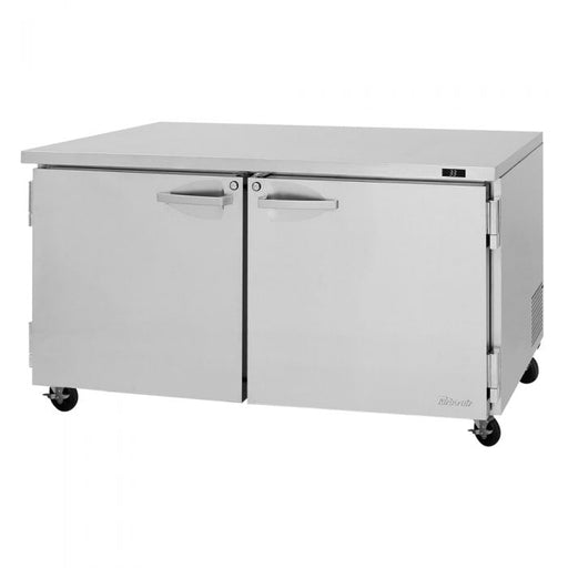 Turbo Air PUR-60-N 60 1/4" W Undercounter Refrigerator w/ 2 Sections & 2 Doors - Donut-Equipment.com