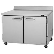 Turbo Air PWF-48-N 48 1/4" Worktop Freezer w/ 2 Sections, 2 Solid Doors - Donut-Equipment.com