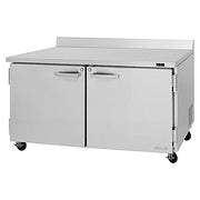 Turbo Air PWF-60-N 60 1/4" Worktop Freezer w/ (2) Sections, 2 Solid Doors - Donut-Equipment.com