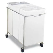 Faribo 434-3 Frame & 4 #519 Casters ONLY, 33-1/2"L x 16-1/2"W x 24"H - Bakery Wholesalers