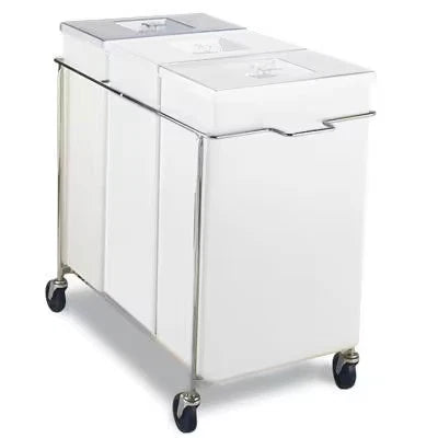 Faribo 434-3 Frame & 4 #519 Casters ONLY, 33-1/2"L x 16-1/2"W x 24"H - Bakery Wholesalers
