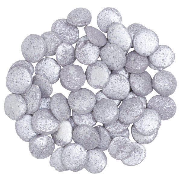 Silver Confetti Quins Sprinkles 19.5 oz