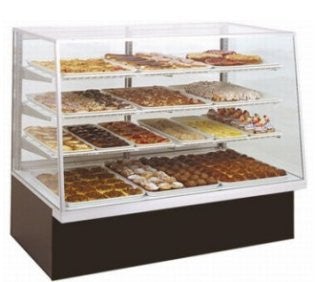 Expositor para alimentos no refrigerados 97040-36 Frente recto, alto volumen, 36" (Largo) x 40" (Alto)