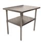 BK Resources 36" x 24" 18 Gauge Stainless Steel Work Table with Undershelf – Prep Table - Donut-Equipment.com