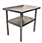 BK Resources 30" x 24" 18 Gauge Stainless Steel Work Table with Undershelf – Prep Table - Donut-Equipment.com