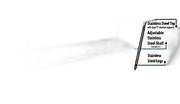 BK Resources 72" x 24" 18 Gauge Stainless Steel Work Table with Undershelf – Prep Table - Donut-Equipment.com
