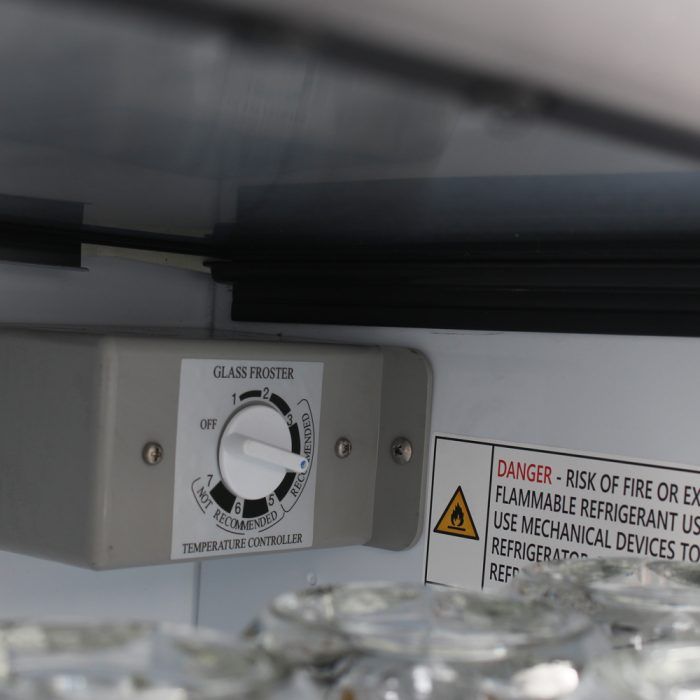 Turbo Air TBC-36SD-GF-N 36" Stainless Steel Glass Froster - Bakery Wholesalers